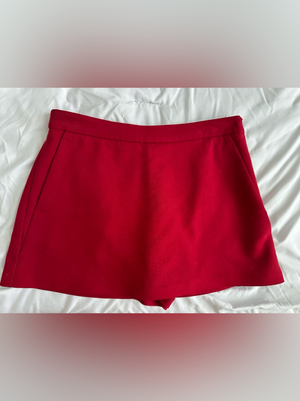 Zara Red Mini Skort